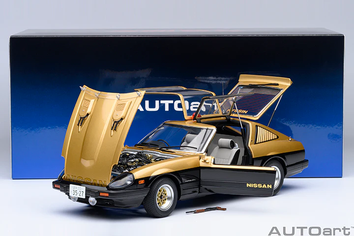 AUTOart 1979 Nissan Fairlady Z (S130) Seibu-Keisatsu Super Z Gold & Black 1:18 - Image 21