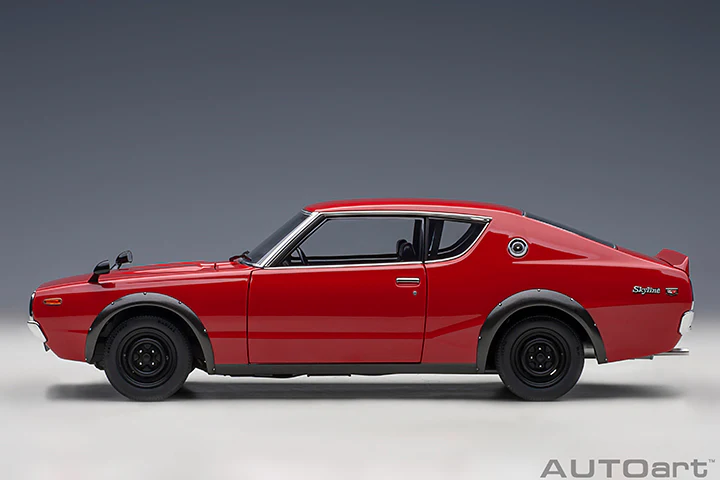 AUTOart Nissan Skyline 2000 GT-R (KPGC110) Standard Version Red 1:18 - Image 3