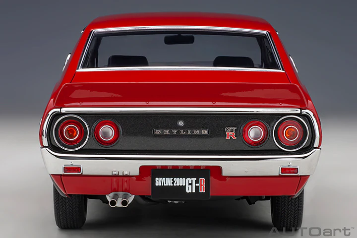 AUTOart Nissan Skyline 2000 GT-R (KPGC110) Standard Version Red 1:18 - Image 6