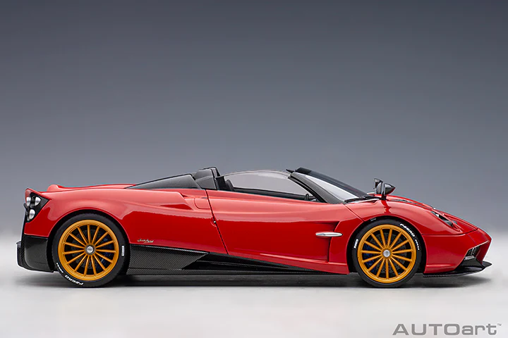AUTOart Pagani Huayra Roadster Rosso Monza Red Carbon 1:18 - Image 5