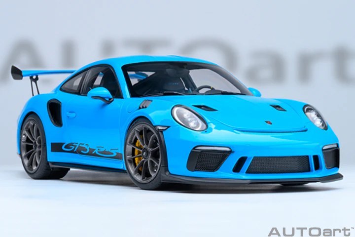AUTOart Porsche 911 991.2 GT3 RS Riviera Blue 1:18 - Image 18