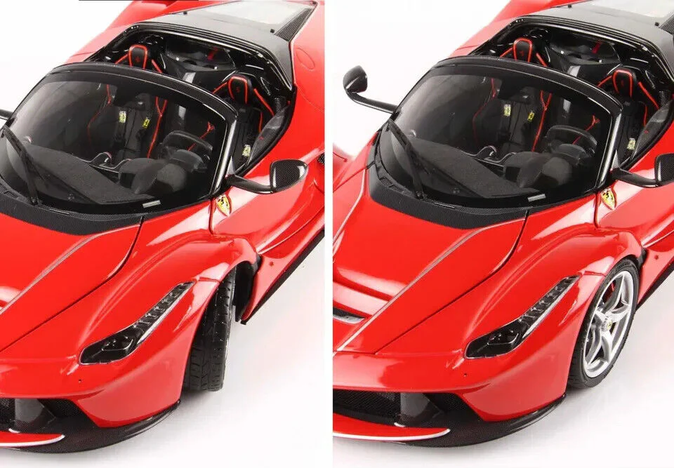 BBR 2016 Ferrari LaFerrari Aperta Spider Rosso Corsa (Ferrari Red) 1:18 - Image 8