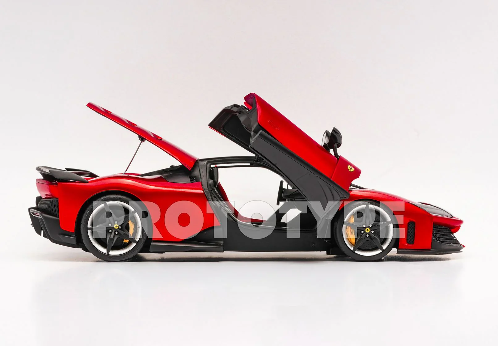 BBR 2026 Ferrari F80 Rosso (Red) Supercar Diecast w/ FULL Openings 1:18 - Image 4