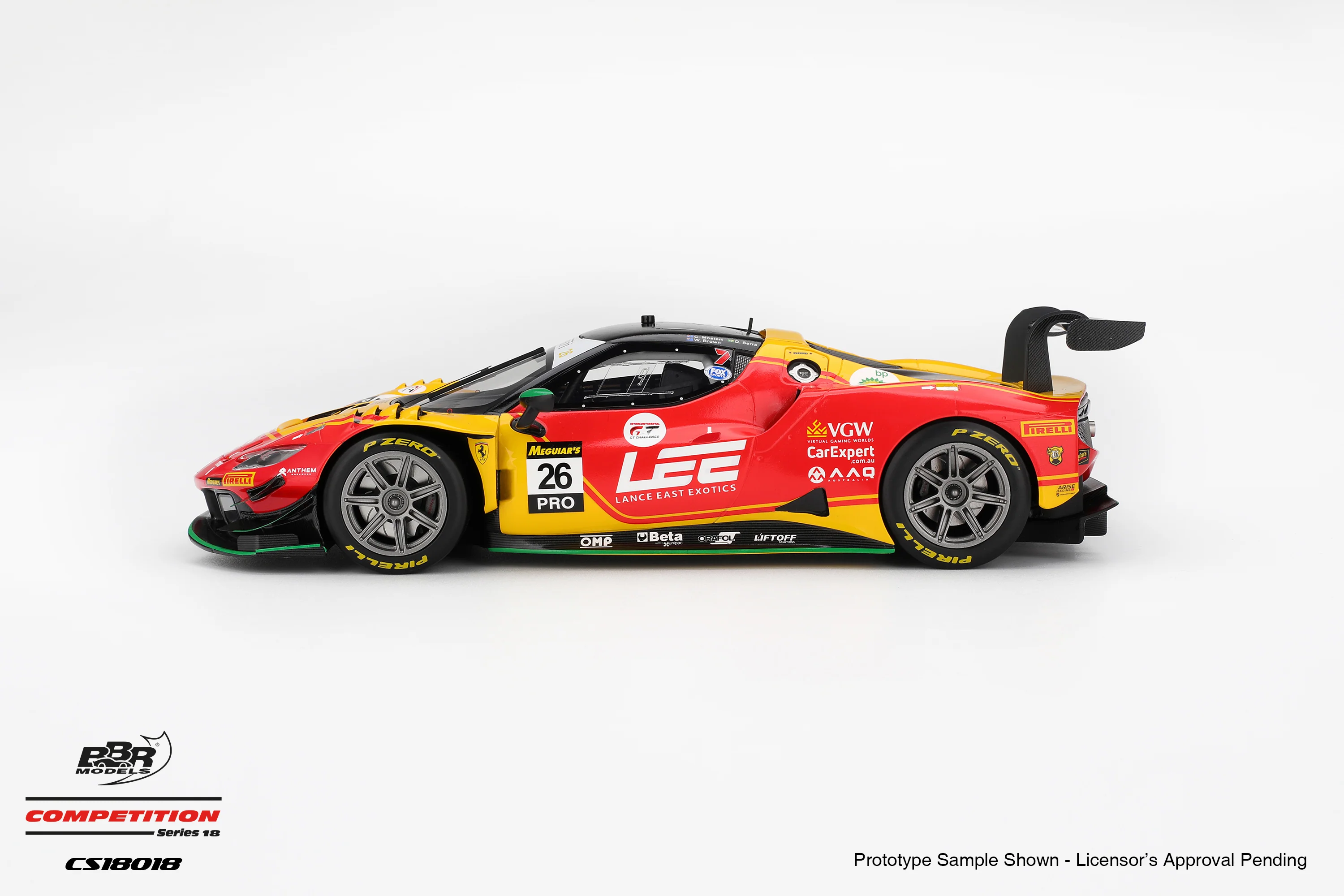 BBR Ferrari 296 GT3 #26 Arise Racing 2025 IMSA Bathurst 12hrs 1:18 - Image 3