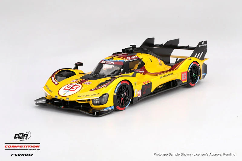 BBR Ferrari 499P #83 Ferrari AF Corse 2025 WEC Qatar 1812km 2nd Place 1:18