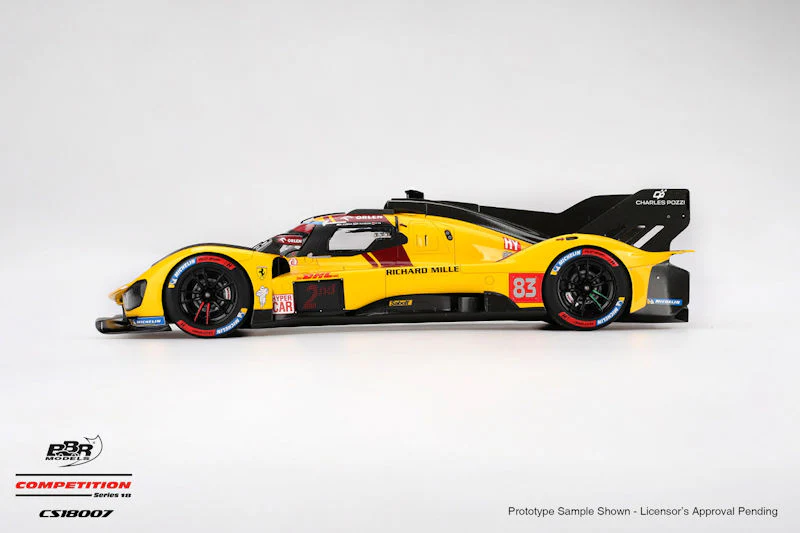 BBR Ferrari 499P #83 Ferrari AF Corse 2025 WEC Qatar 1812km 2nd Place 1:18 - Image 3