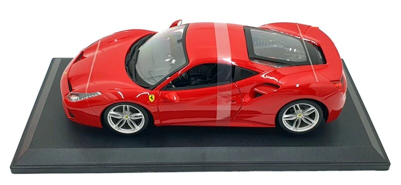 Bburago 2016 Ferrari 488 GTB Rossa Corsa Red 1:18 - Image 3