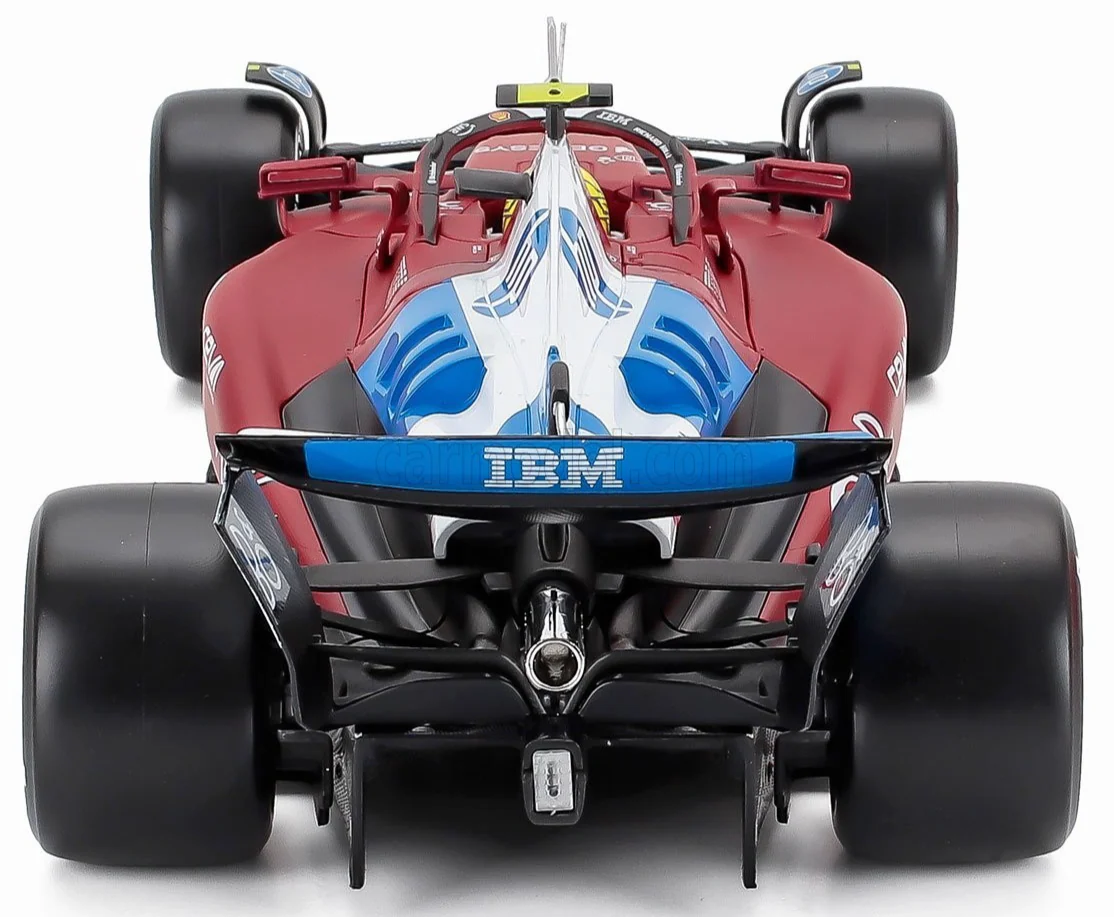 Bburago Ferrari F1 SF-25 Team Scuderia Ferrari HP #44 Miami GP 2025 (Hamilton) Red WITH CASE 1:18 - Image 9