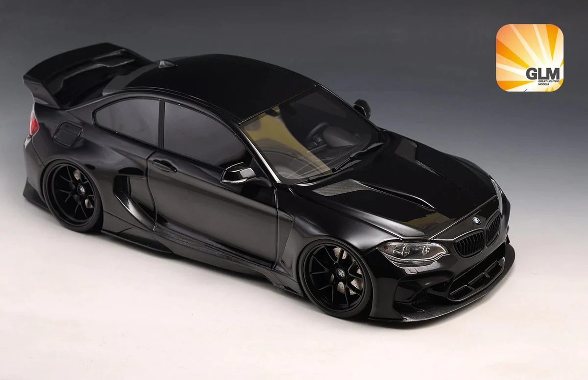 GLM-Models 2015 BMW M235i F22 Darwinpro MTC Black Sails Widebody Black 1:18 - Image 3