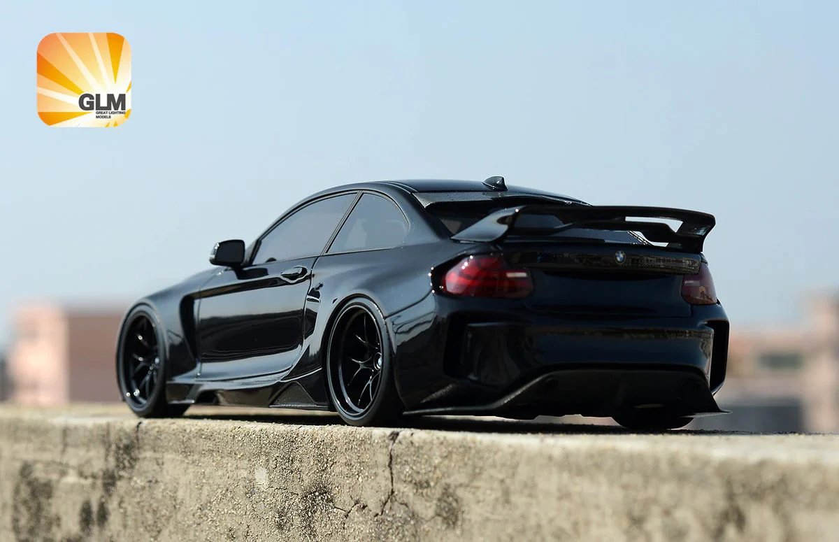 GLM-Models 2015 BMW M235i F22 Darwinpro MTC Black Sails Widebody Black 1:18 - Image 5