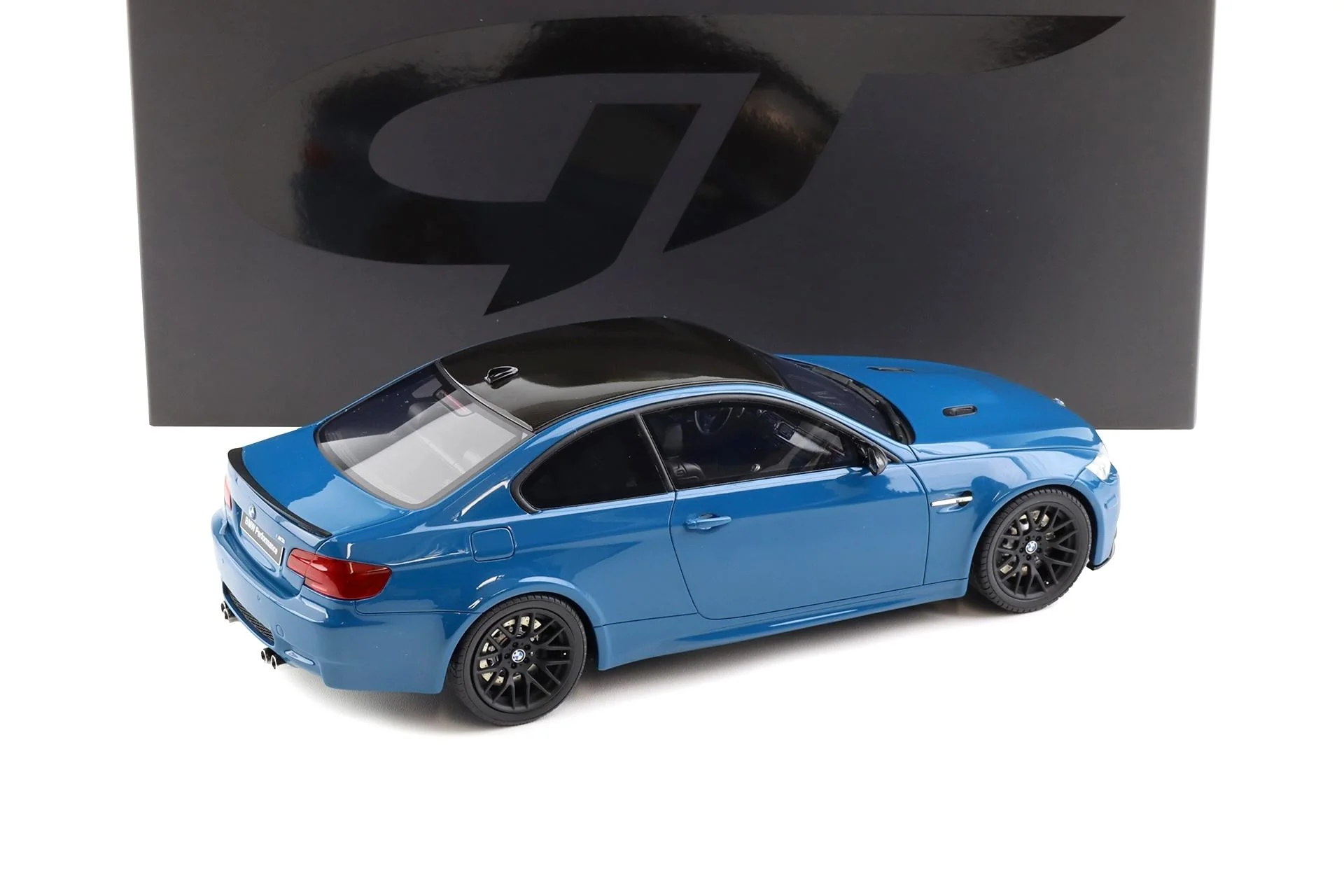 GT Spirit 2007 BMW M3 E92 Coupe Laguna Seca Blue 1:18 - Image 3