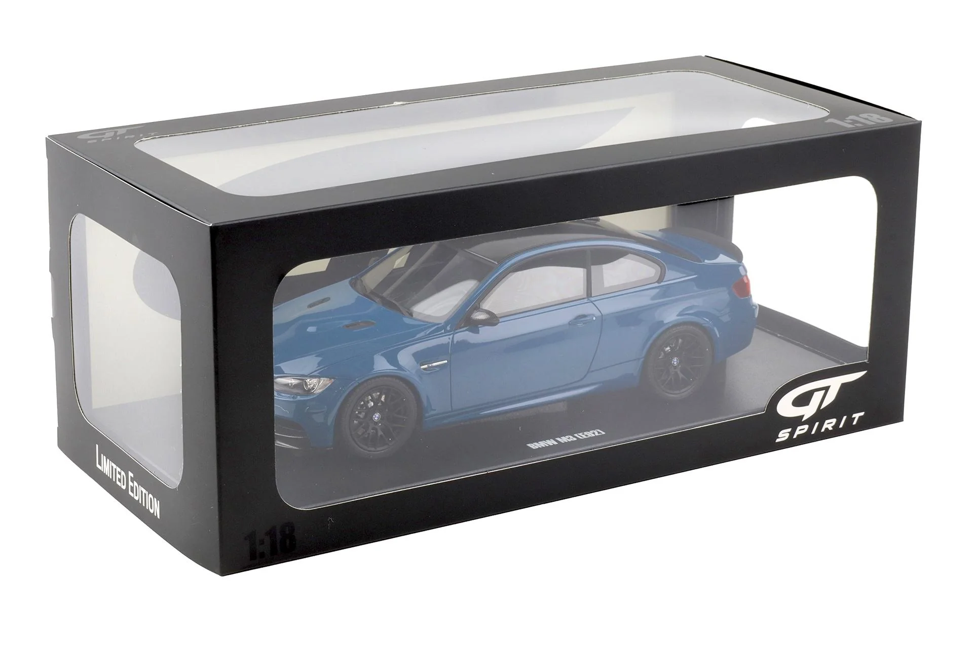 GT Spirit 2007 BMW M3 E92 Coupe Laguna Seca Blue 1:18 - Image 4