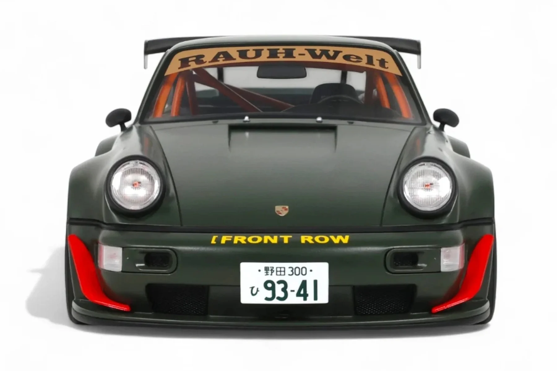 GT Spirit 2008 Porsche 911 964 RWB (Penthouse) Matte Army Green 1:18 - Image 8