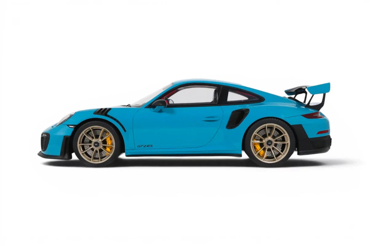 GT Spirit 2018 Porsche 911 991.2 GT2 RS Weissach Package Miami Blue 1:12 - Image 10