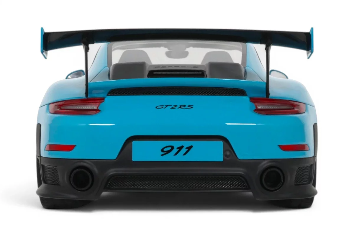 GT Spirit 2018 Porsche 911 991.2 GT2 RS Weissach Package Miami Blue 1:12 - Image 5