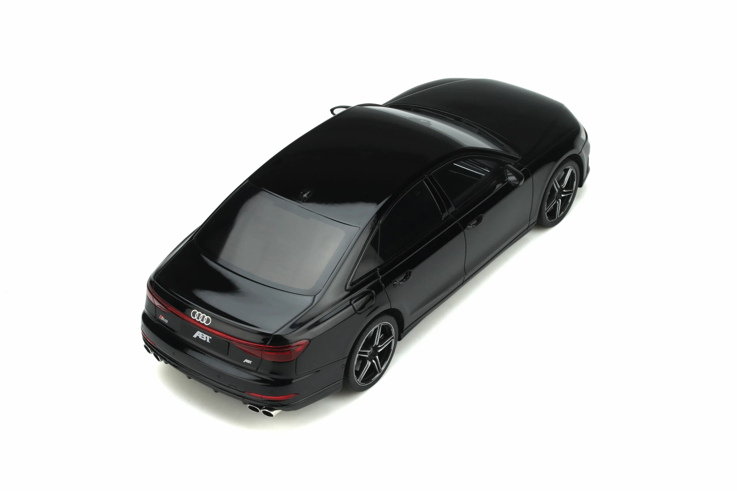 GT Spirit 2020 Audi S8 (D5) Sedan ABT Night Black 1:18 - Image 7