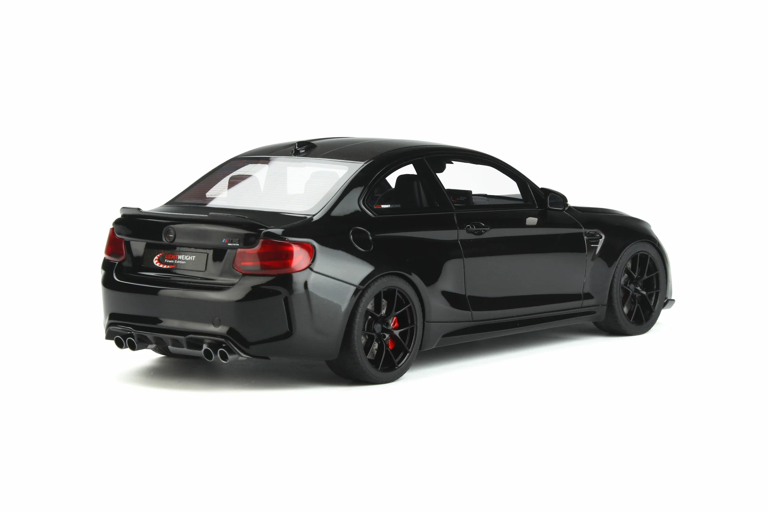 GT Spirit 2021 BMW M2 Competition (F22) Coupe by Lightweight Performance (LP) Black w/ Black Wheels 1:18 Resin - Image 2