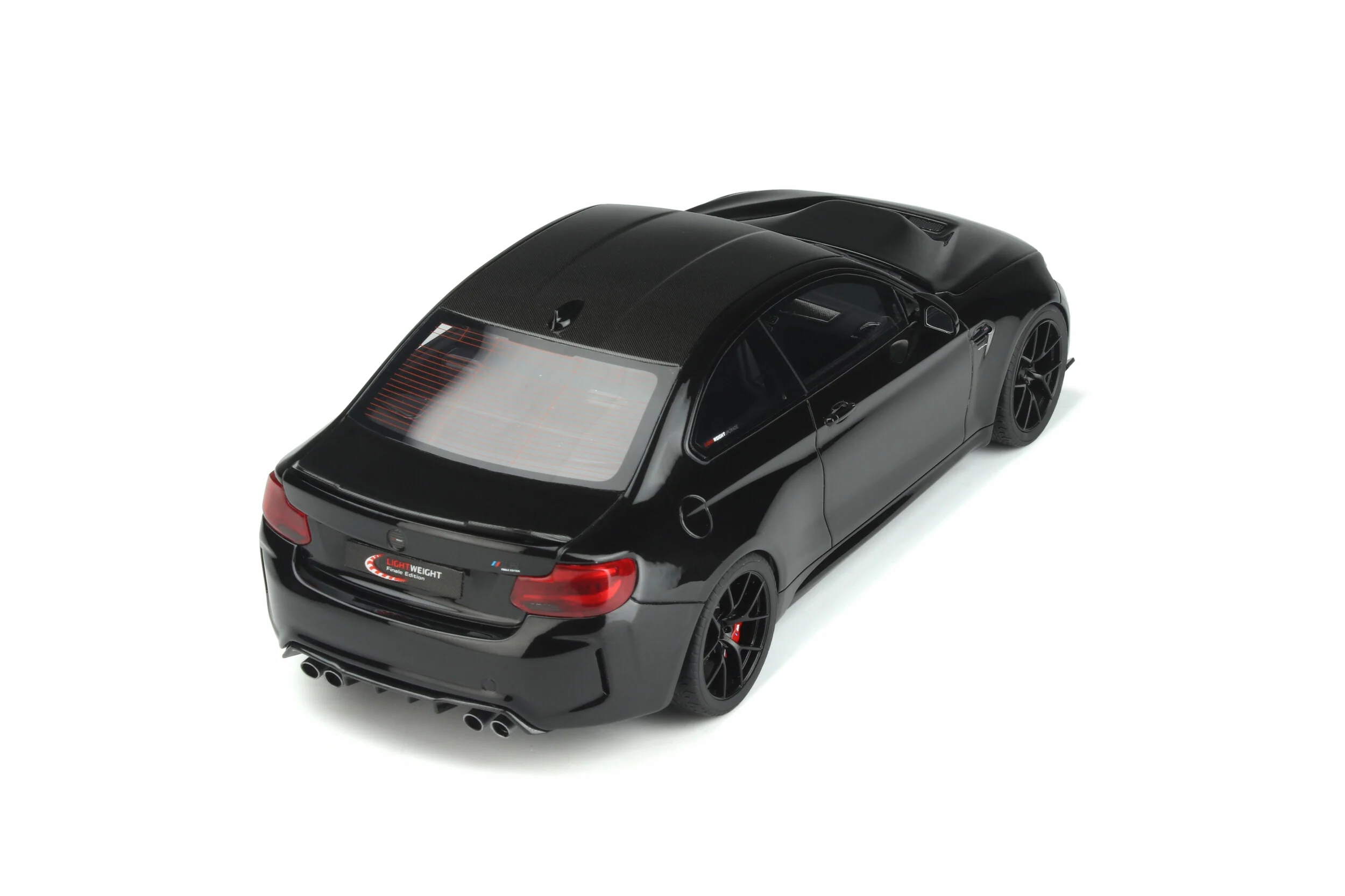 GT Spirit 2021 BMW M2 Competition (F22) Coupe by Lightweight Performance (LP) Black w/ Black Wheels 1:18 Resin - Image 7
