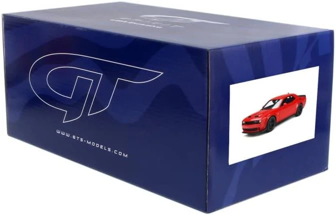 GT Spirit 2021 Dodge Challenger SRT Hellcat Super Stock Red 1:18 - Image 6