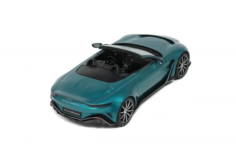 GT Spirit 2023 Aston Martin V12 Vantage Roadster Tayos Turquoise 1:18 Resin - Image 10