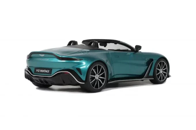 GT Spirit 2023 Aston Martin V12 Vantage Roadster Tayos Turquoise 1:18 Resin - Image 7