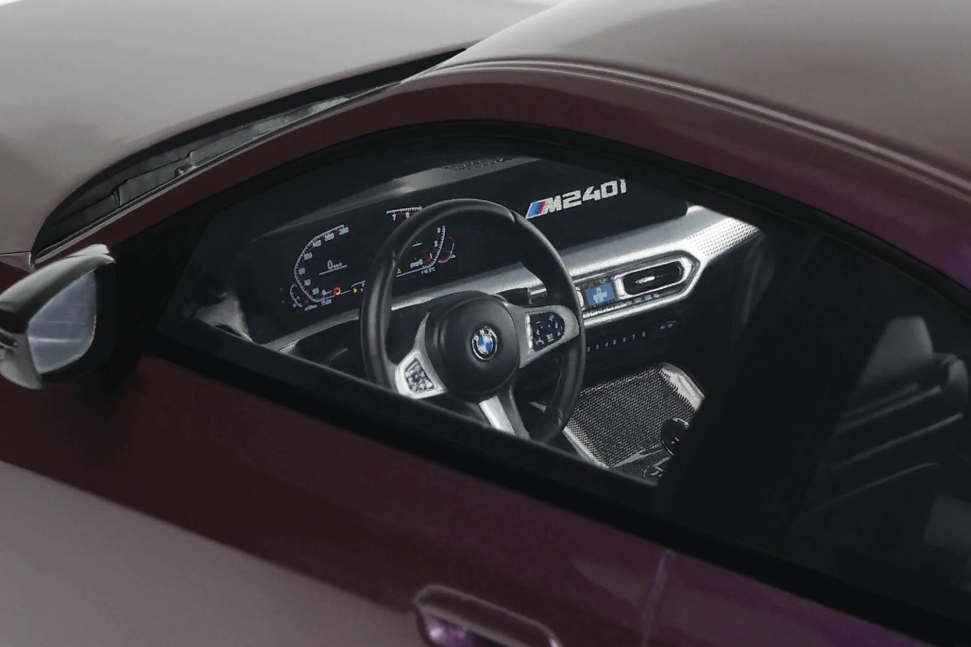 GT Spirit 2023 BMW M240i (G42) Coupe Thundernight Purple Metallic 1:18 - Image 14