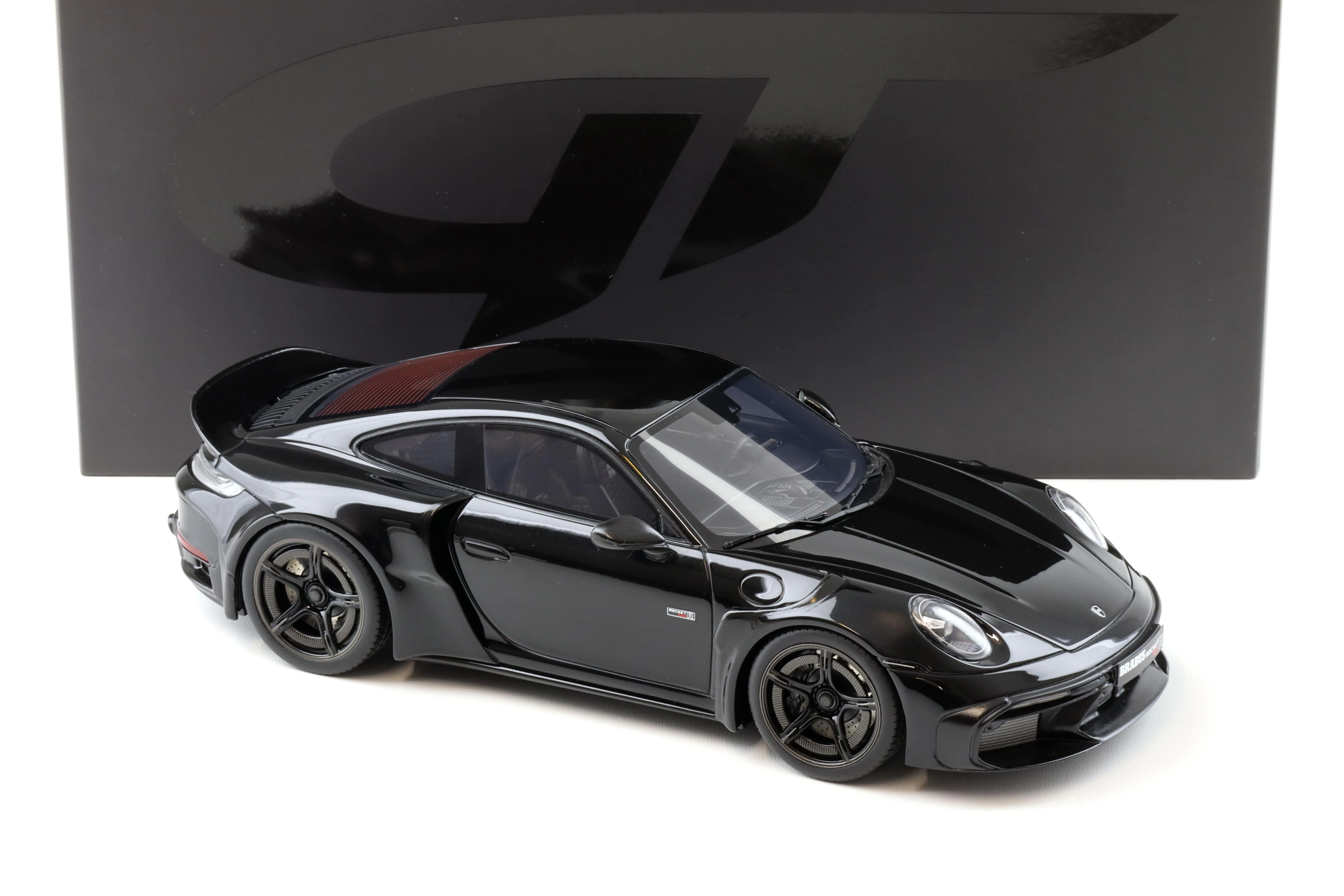 GT Spirit 2023 Brabus 900 Porsche 911 Turbo S Rocket R Black 1:18 - Image 2