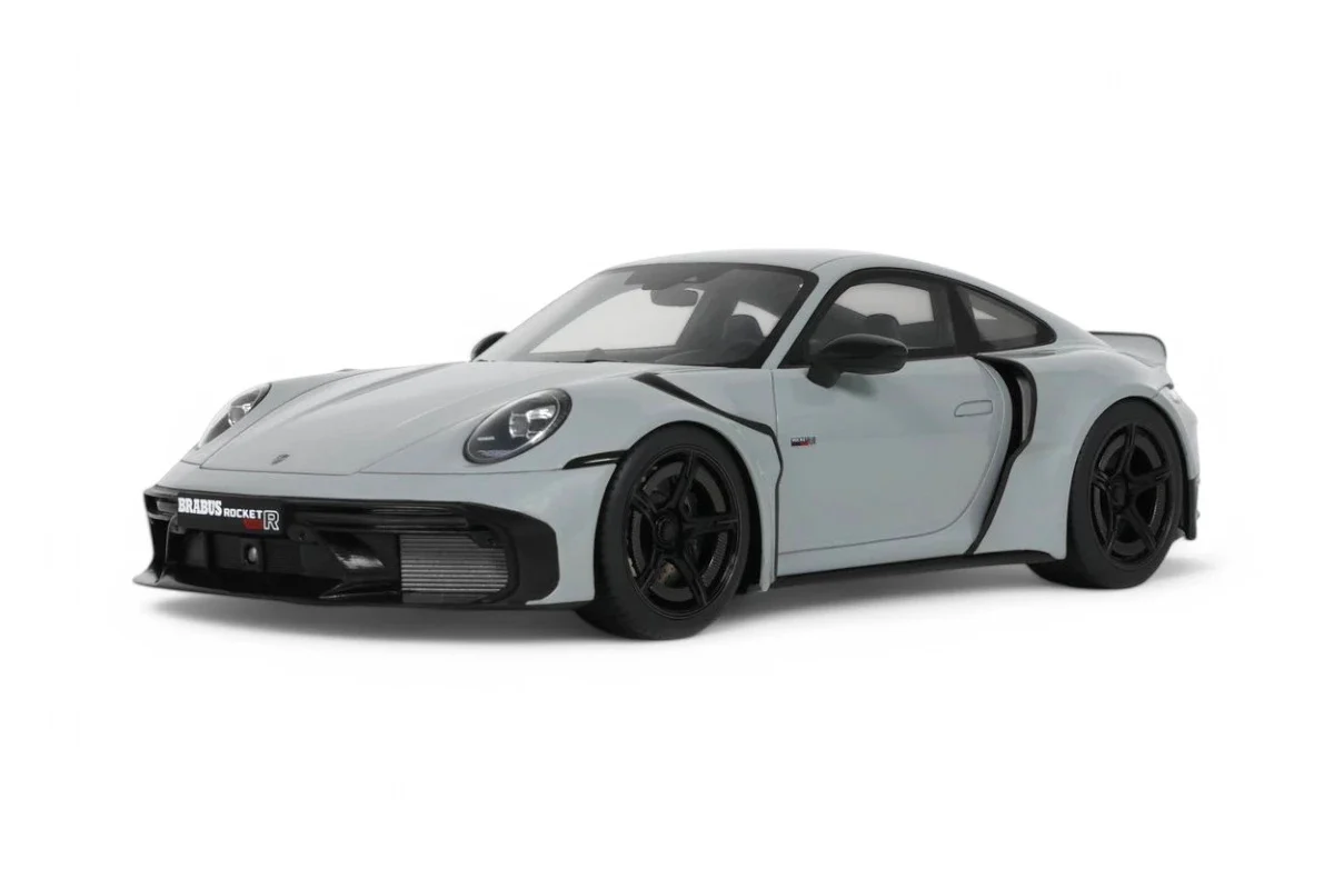 GT Spirit 2023 Brabus 900 Porsche 911 Turbo S Rocket R Nardo Grey 1:18 - Image 5