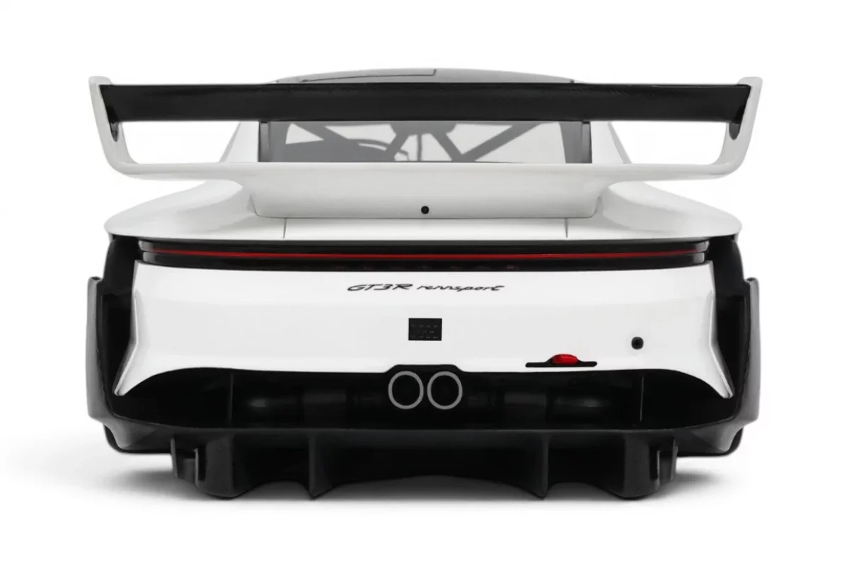 GT Spirit 2023 Porsche 911 992 GT3 R Rennsport White 1:18 - Image 5