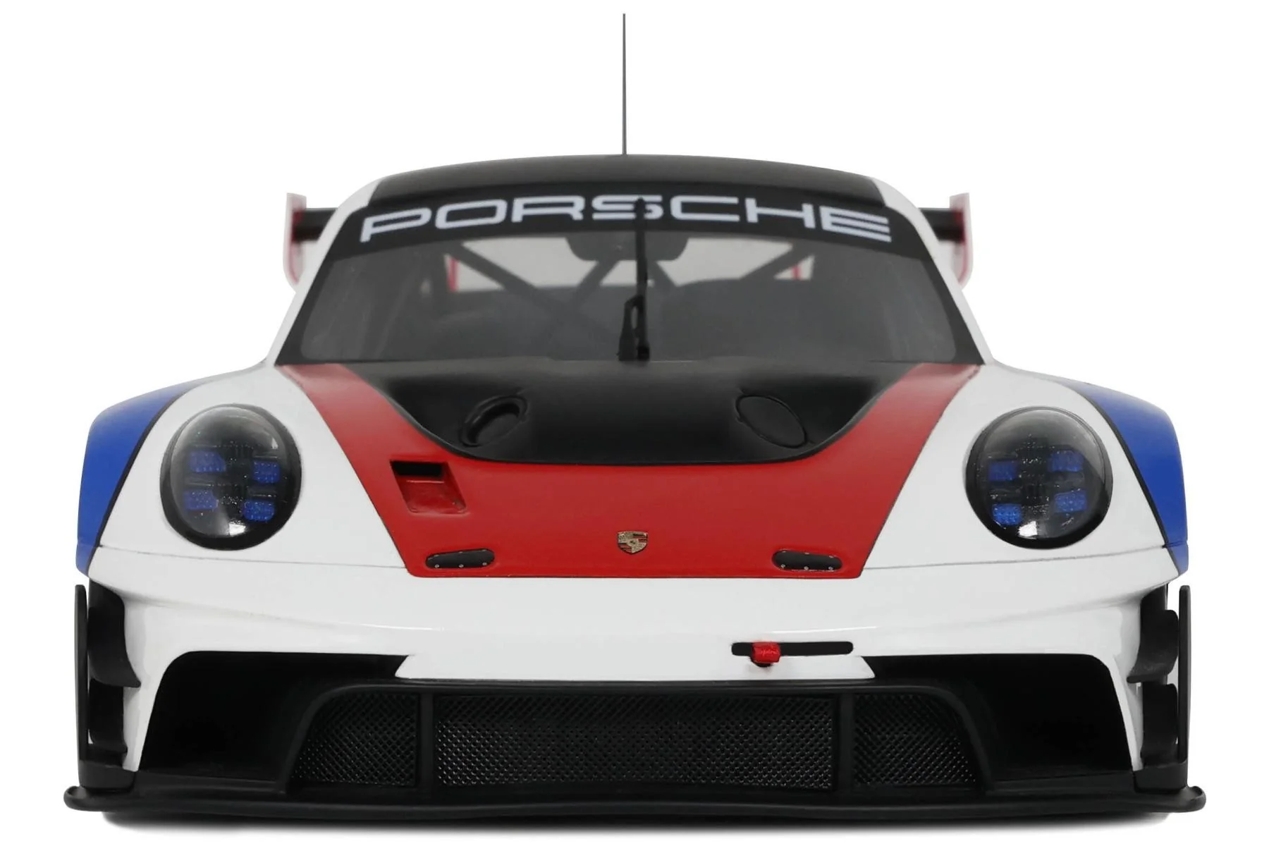 GT Spirit 2023 Porsche 911 992 GT3 R Rennsport White, Red, Blue 1:18 - Image 8