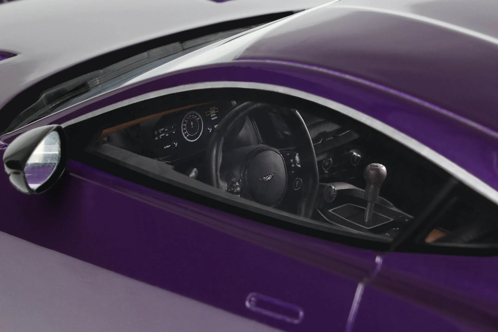 GT Spirit 2023 Aston Martin Valour Coupe Purple 1:18 - Image 14
