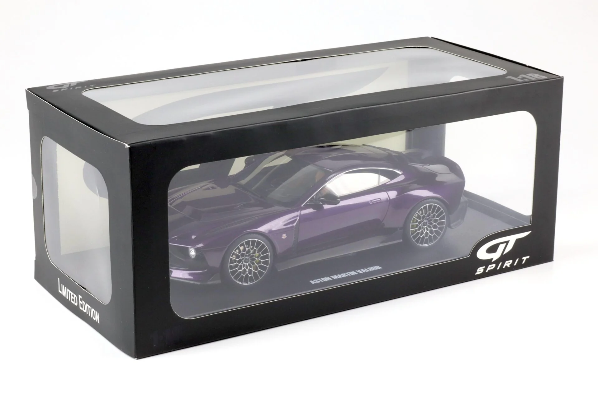 GT Spirit 2023 Aston Martin Valour Coupe Purple 1:18 - Image 4