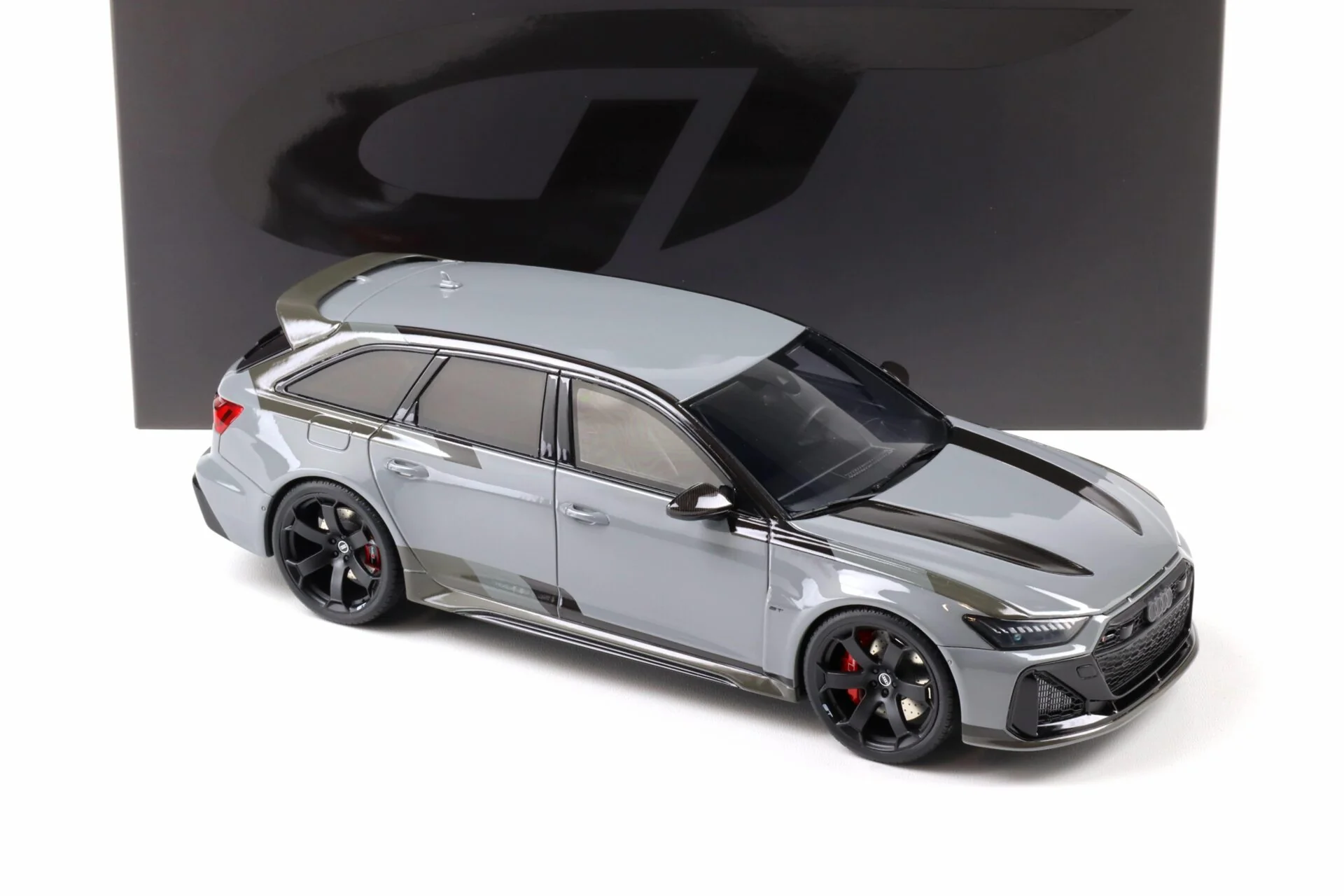 GT Spirit 2024 Audi RS6 Avant GT C8 Grey 1:18 - Image 2