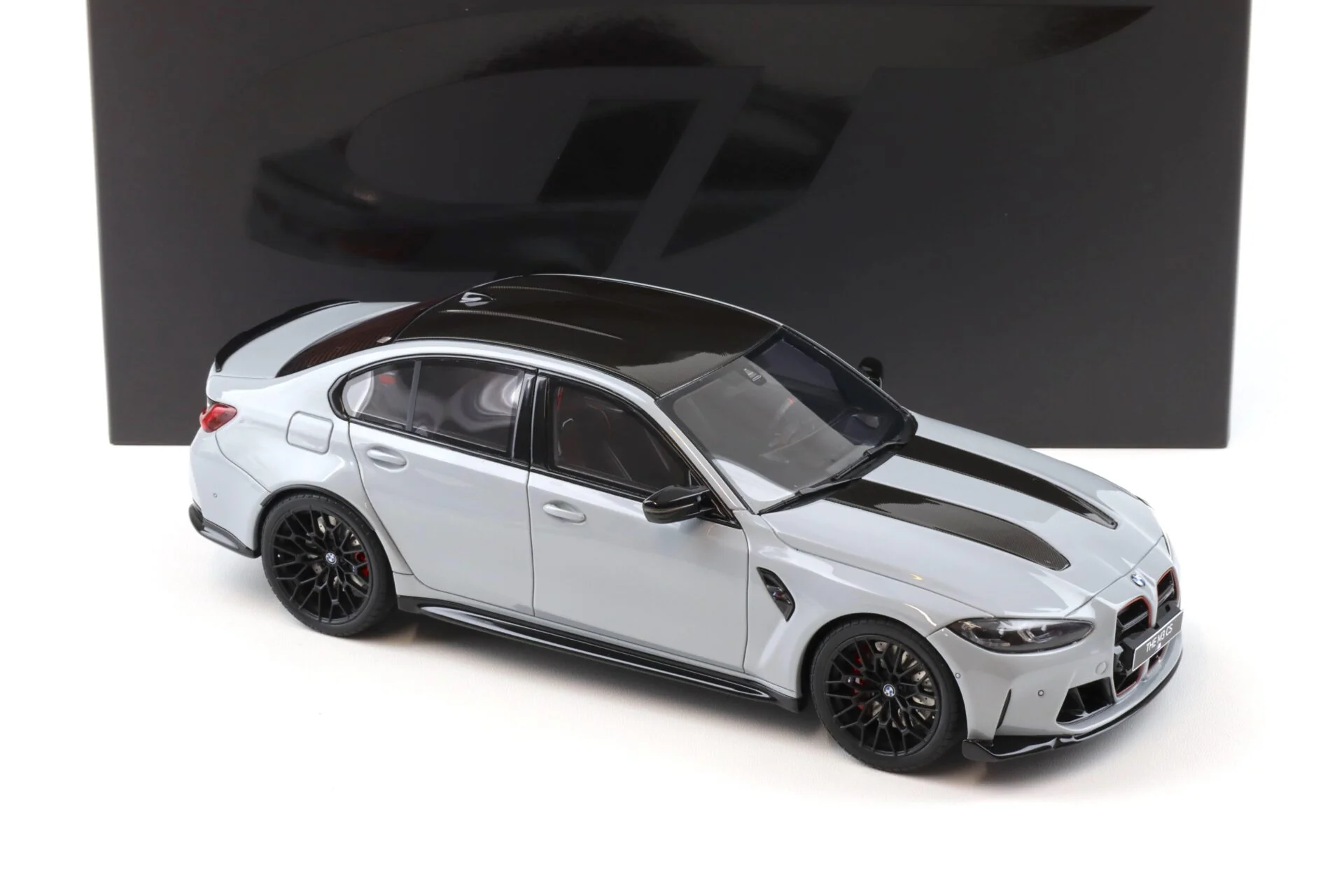 GT Spirit 2024 BMW G80 M3 CS M Brooklyn Grey Metallic 1:18 - Image 2
