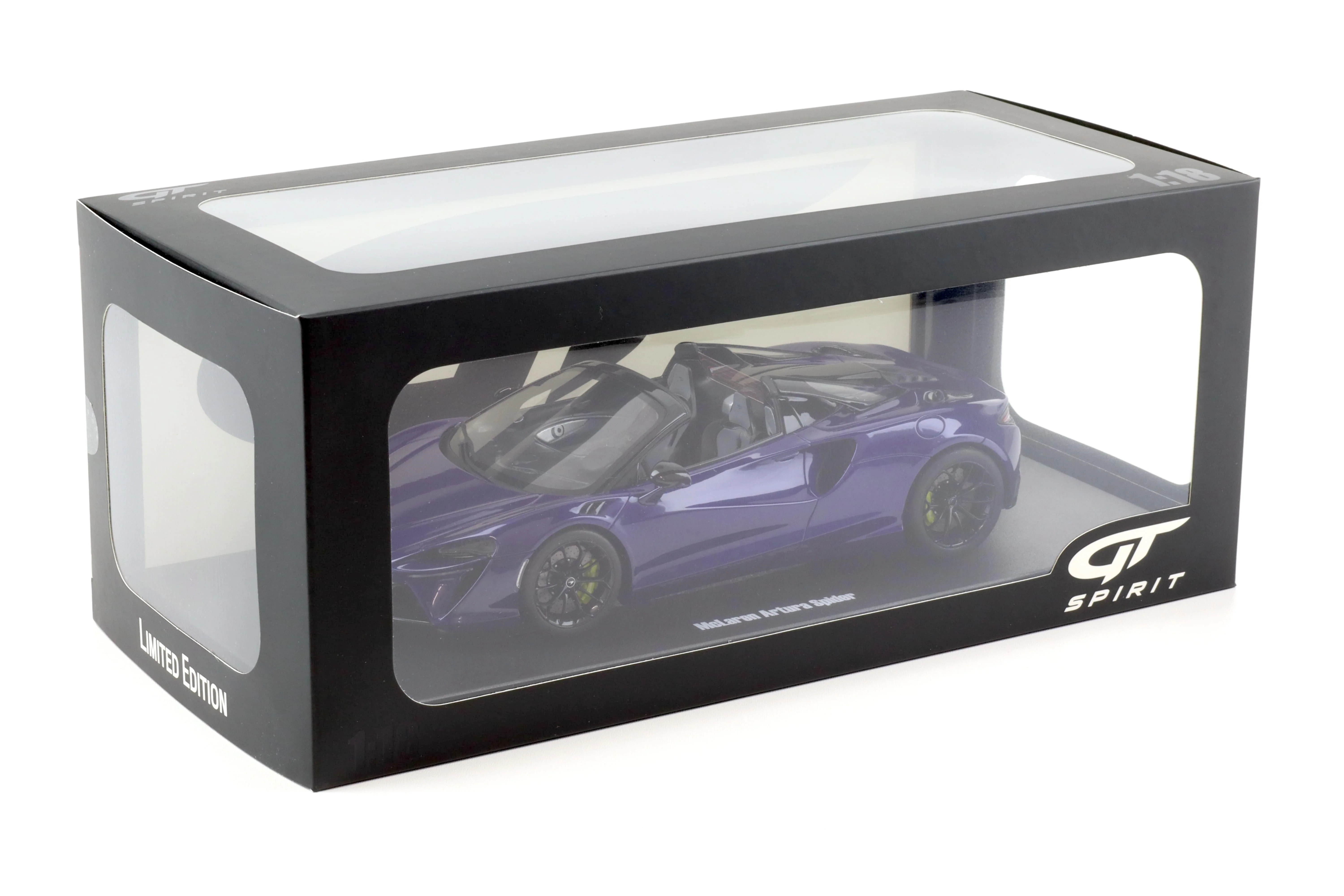 GT Spirit 2024 Mclaren Artura Spyder Lantana Purple 1:18 - Image 4