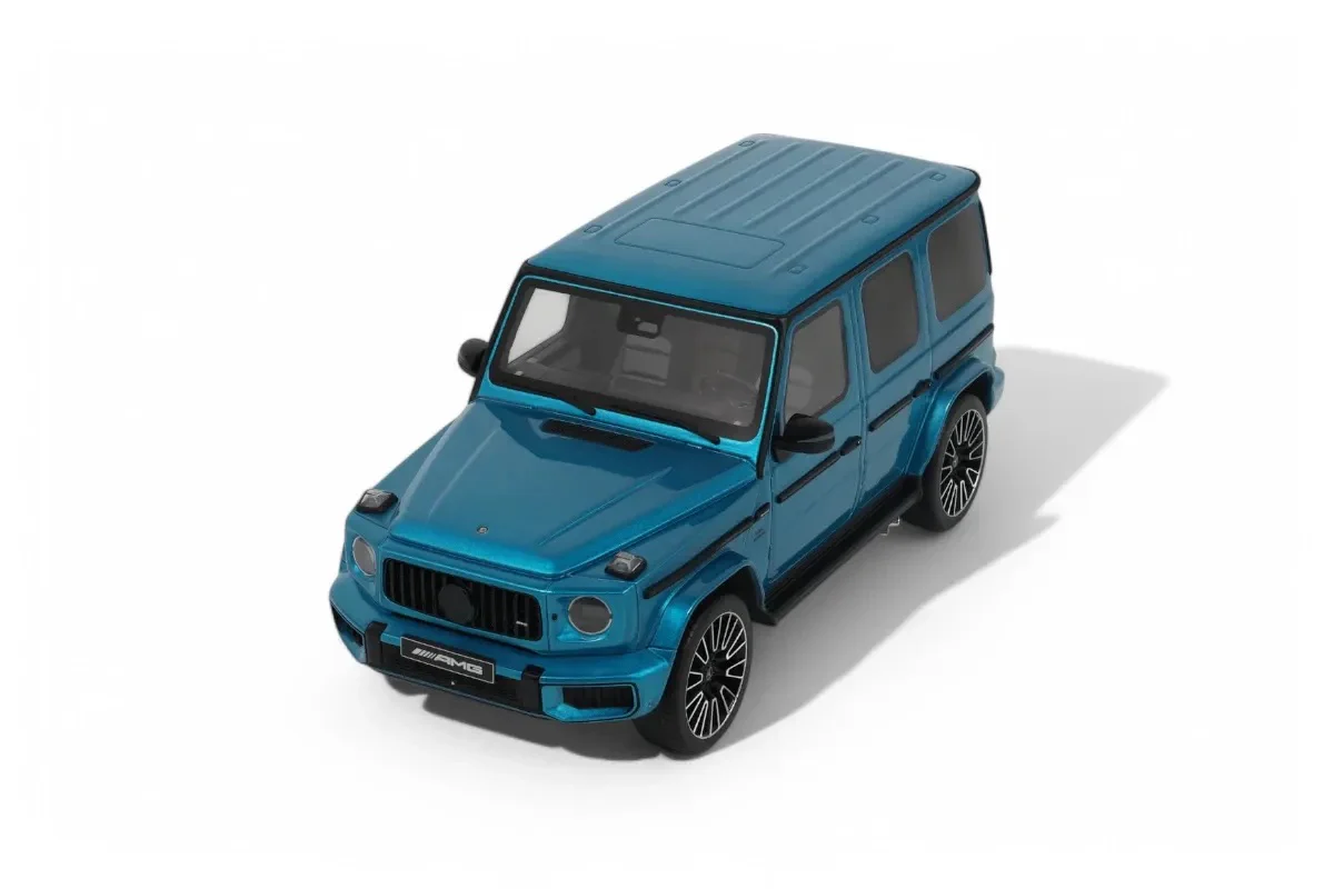 GT Spirit 2024 Mercedes Benz G63 AMG (W463) Hyper Blue Magno 1:18 - Image 10
