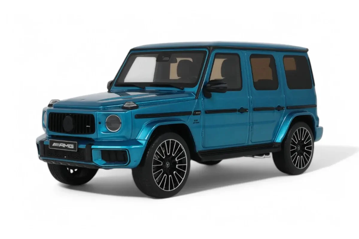 GT Spirit 2024 Mercedes Benz G63 AMG (W463) Hyper Blue Magno 1:18 - Image 5