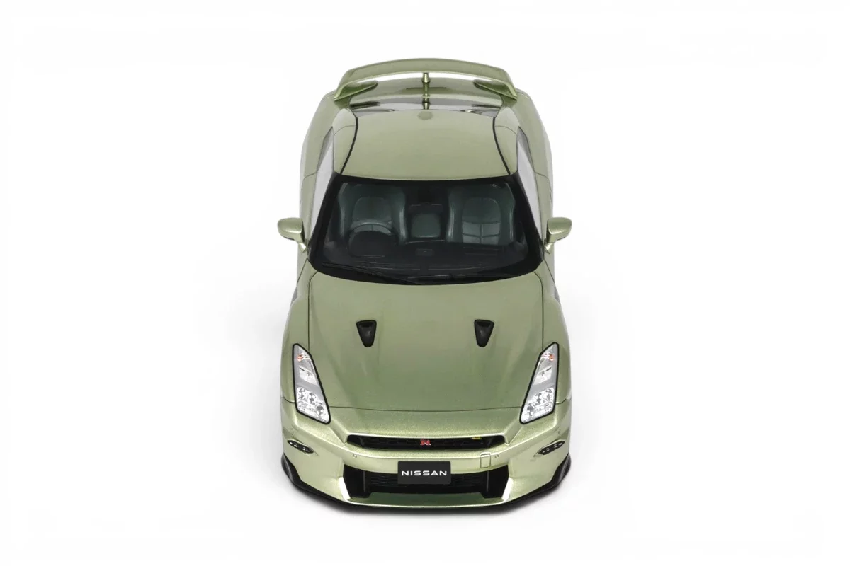GT Spirit 2024 Nissan GT-R (R35) Skyline T-Spec Premium Edition Millenium Jade Green 1:18 - Image 8