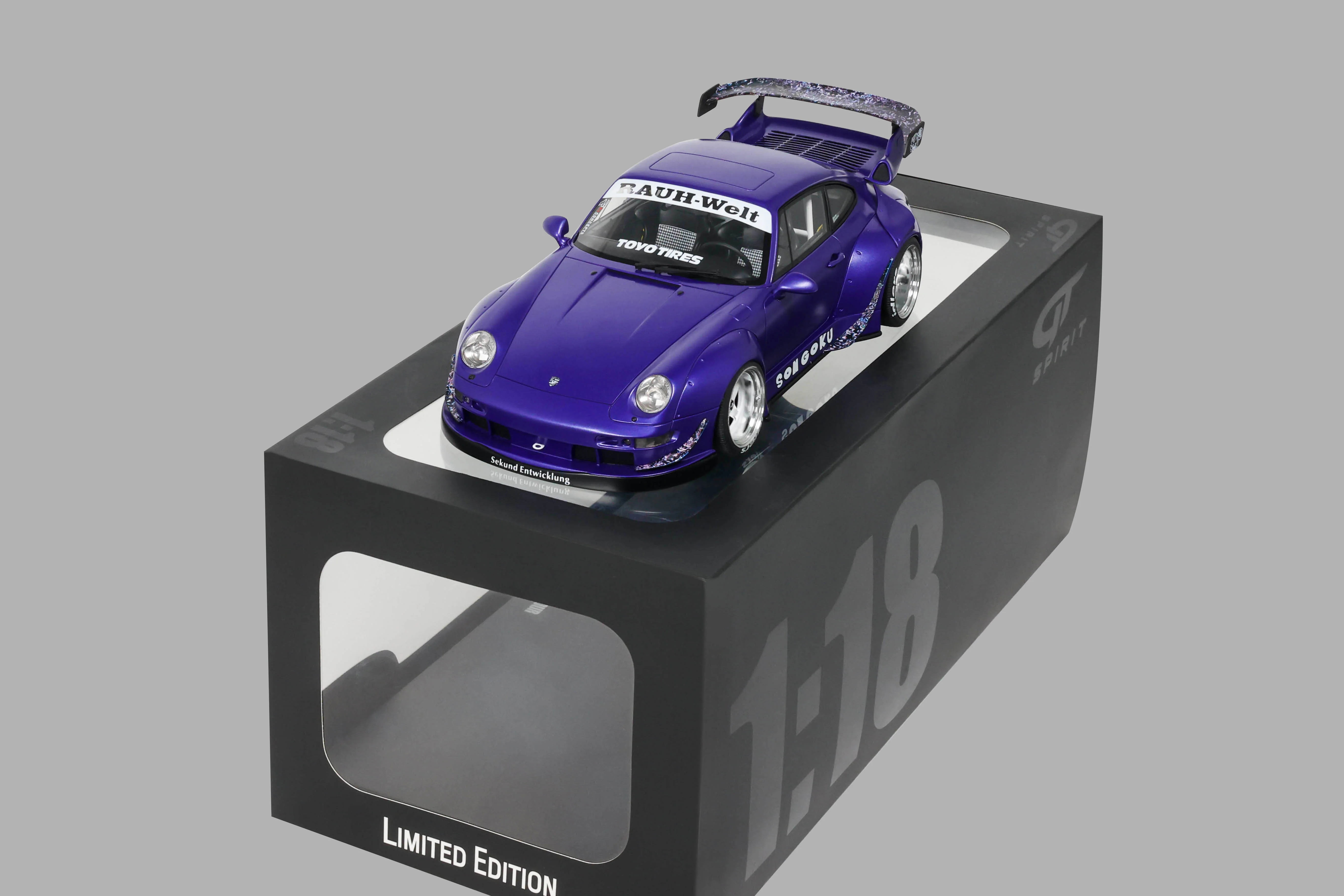 GT Spirit 2024 Porsche 993 RWB "Son Goku" Purple 1:18 - Image 12