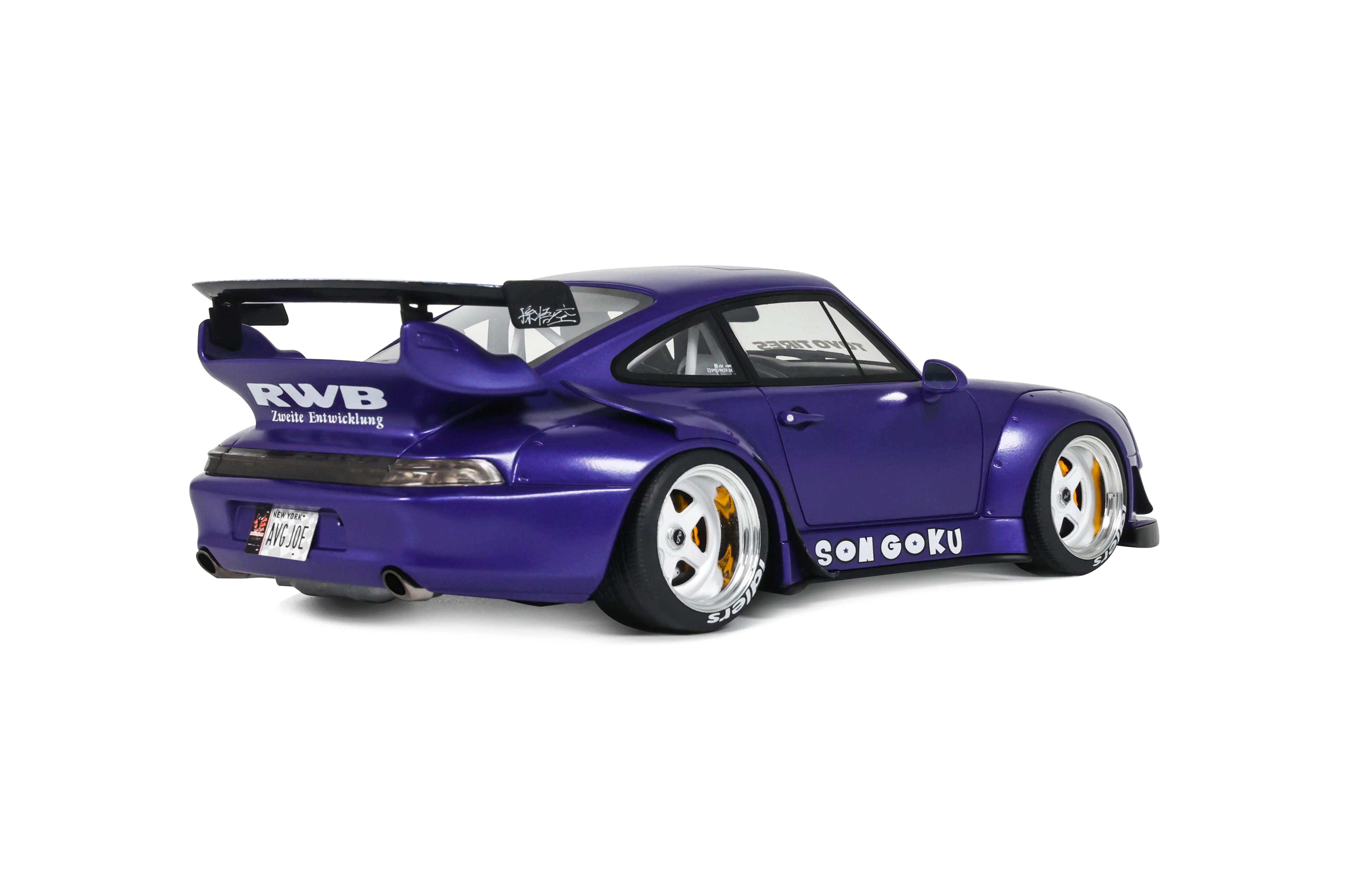 GT Spirit 2024 Porsche 993 RWB "Son Goku" Purple 1:18 - Image 2