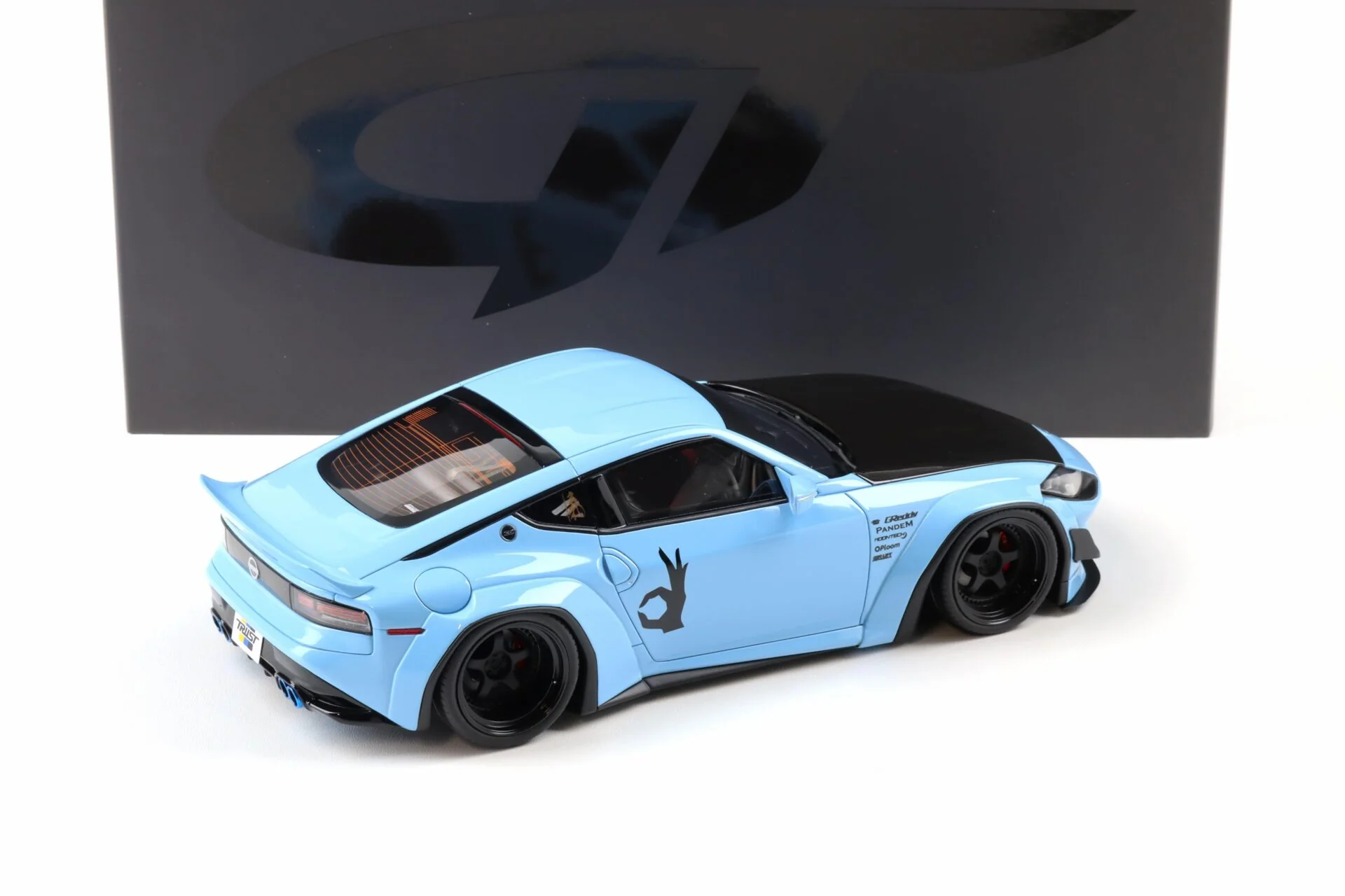 GT Spirit 2025 Nissan Fairlady Z (Z35) Pandem Edition China Blue 1:18 - Image 3