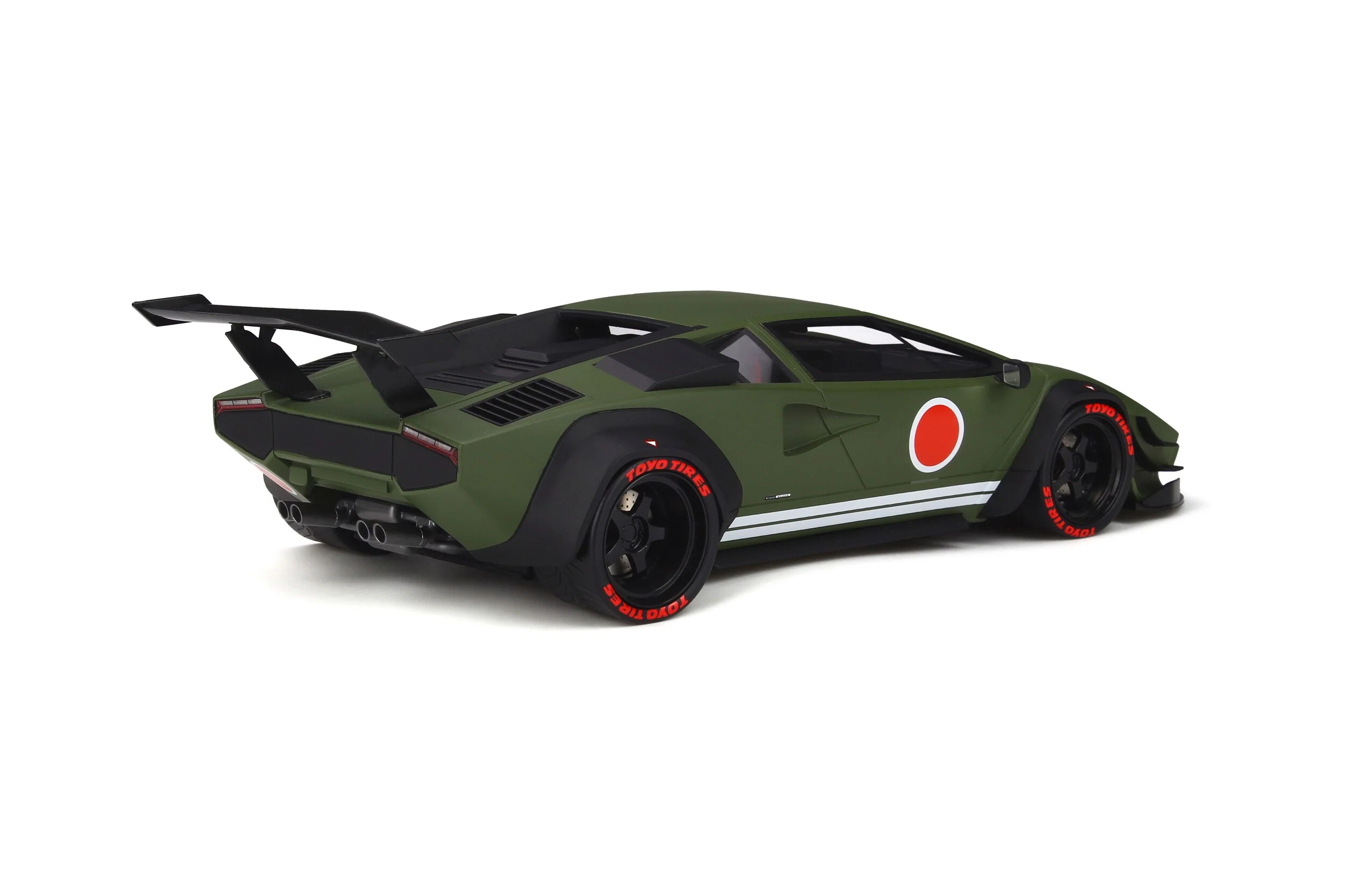 GT Spirit Lamborghini Khyzyl Saleem Huratach Hardtop Kaki Matte 1:18 RESIN, LIMITED - Image 2