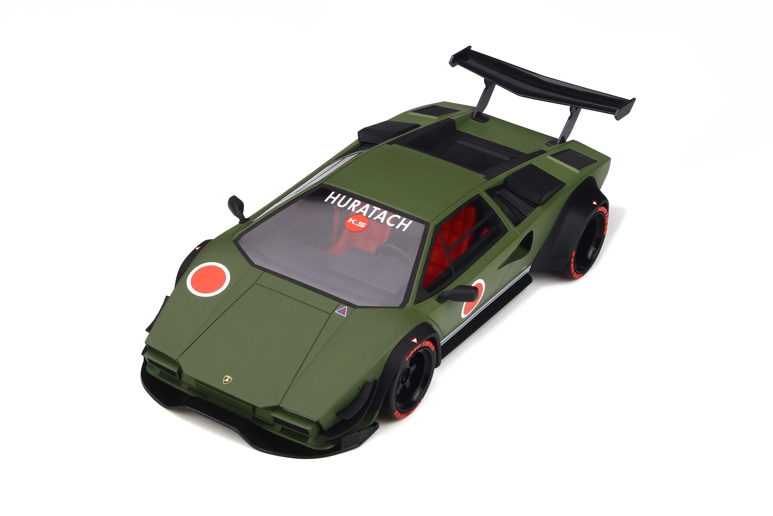 GT Spirit Lamborghini Khyzyl Saleem Huratach Hardtop Kaki Matte 1:18 RESIN, LIMITED - Image 6