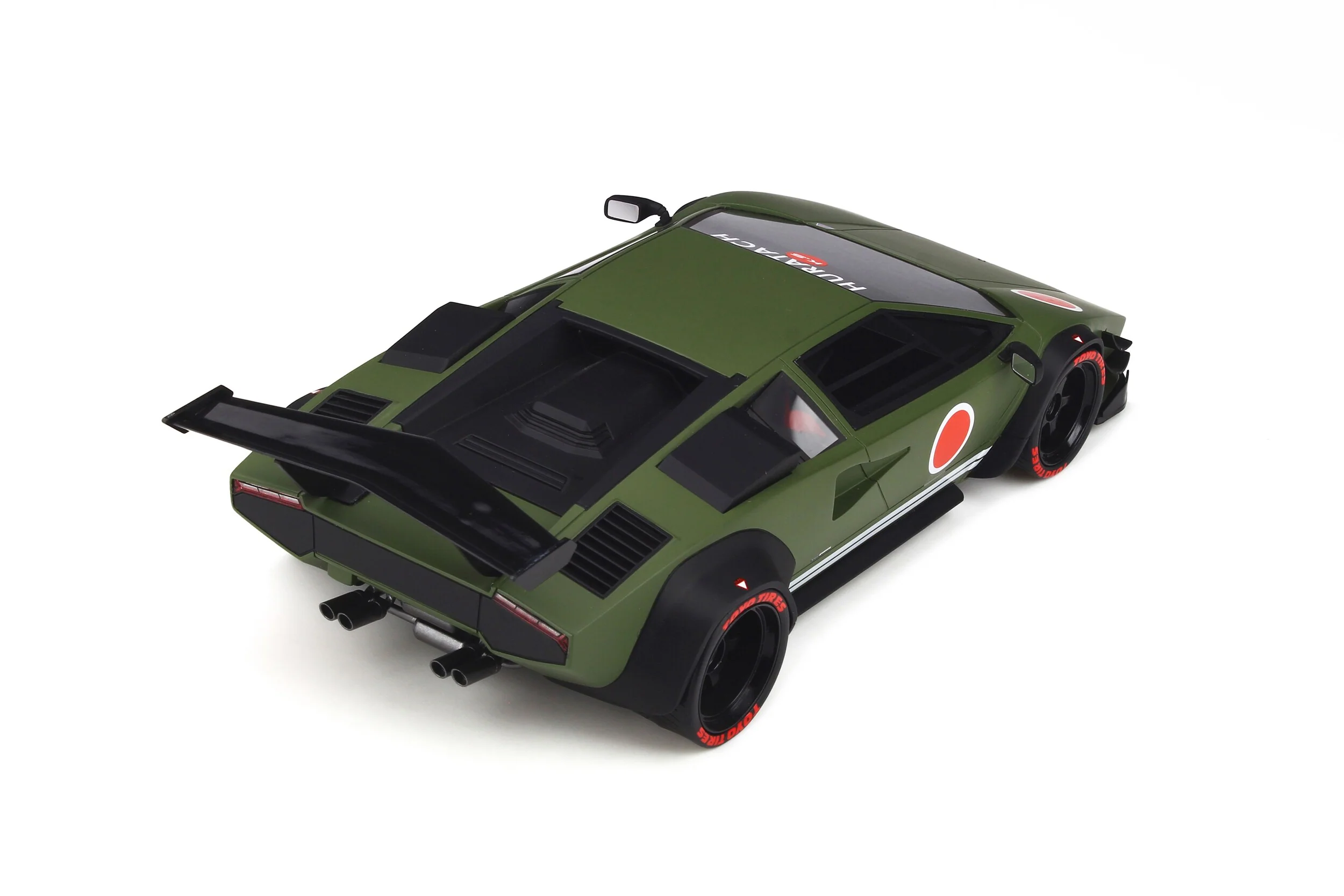 GT Spirit Lamborghini Khyzyl Saleem Huratach Hardtop Kaki Matte 1:18 RESIN, LIMITED - Image 7