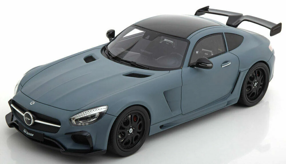 GT Spirit MERCEDES BENZ AMG GT Fab Design Areion Matte Grey 1:18 Resin, SEALED - Image 4