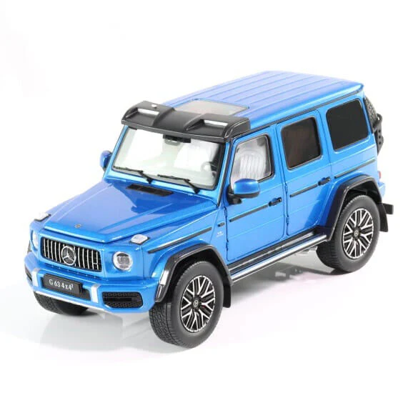 I-Scale 2020 Mercedes-Benz G63 4x4 G-Class (W463) 4.0 V8 Biturbo 585cv AMG South Sea Blue 1:18 - Image 3