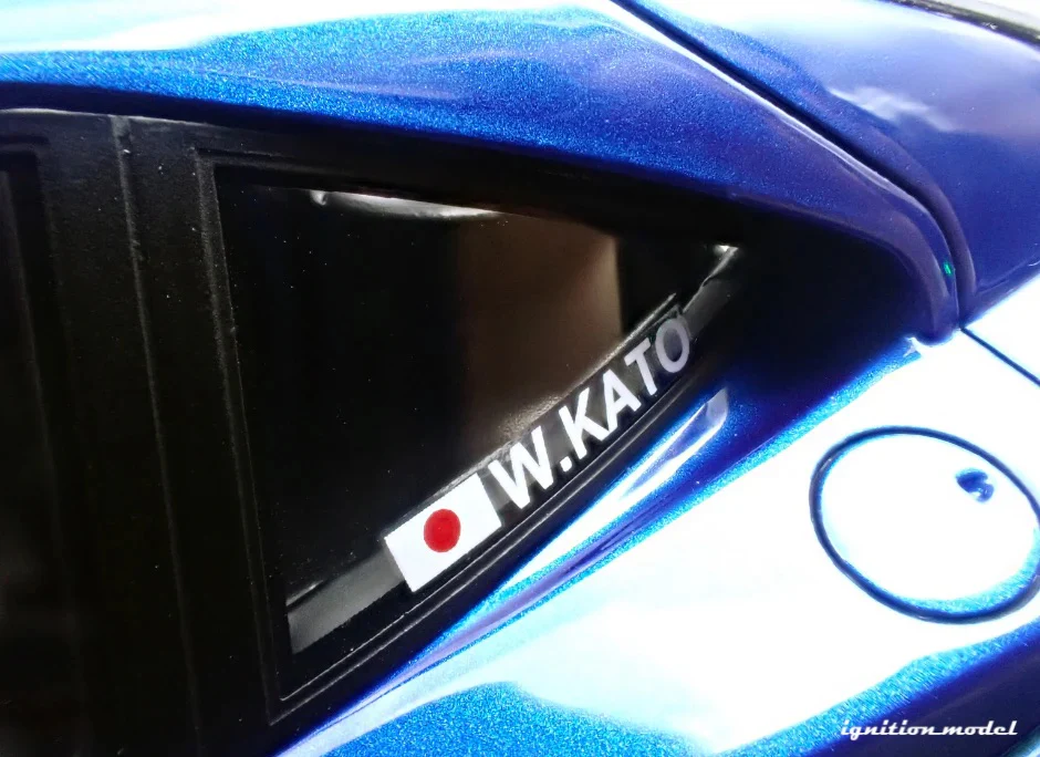 Ignition-Model Ferrari F40 LBWK LB-Works 40 Japan Blue Pilot 1:18 - Image 13