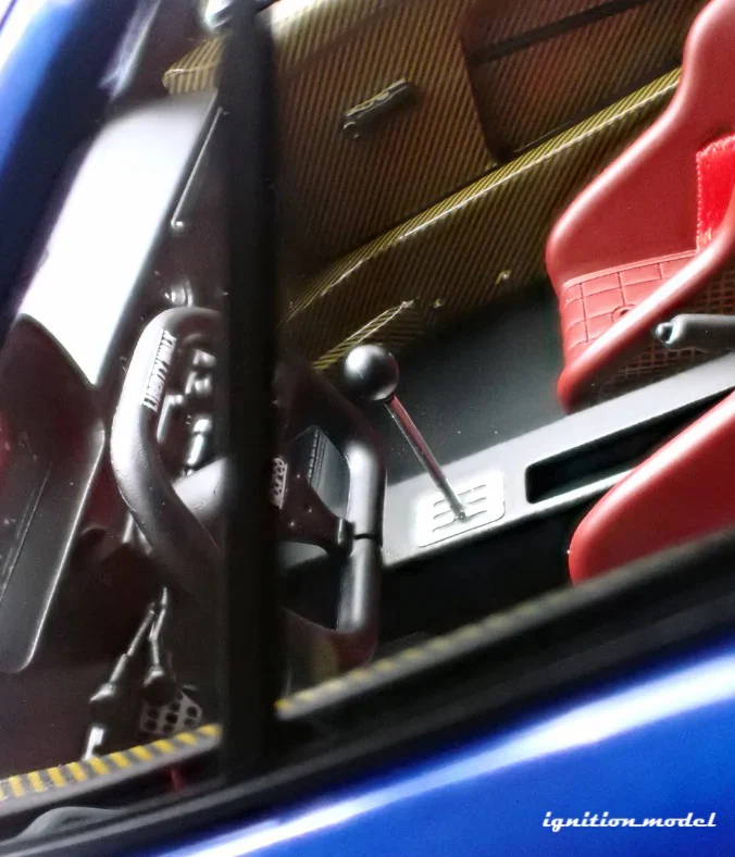 Ignition-Model Ferrari F40 LBWK LB-Works 40 Japan Blue Pilot 1:18 - Image 17