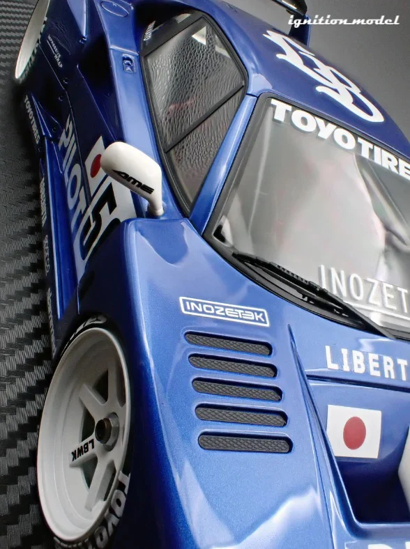 Ignition-Model Ferrari F40 LBWK LB-Works 40 Japan Blue Pilot 1:18 - Image 19