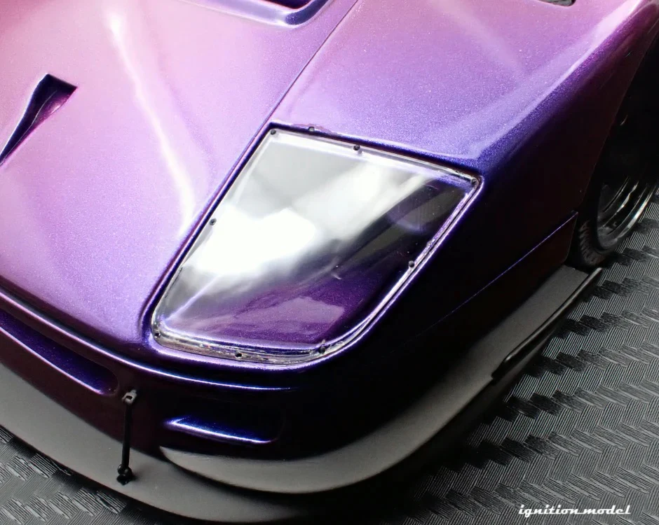 Ignition-Model Ferrari F40 LBWK LB-Works 40 Japan Midnight Purple Metallic 1:18 - Image 5
